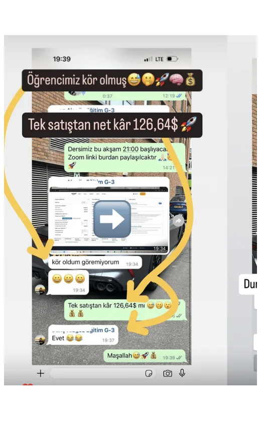 Öğrenci kanıtı: Tek satıştan net kâr $126,64