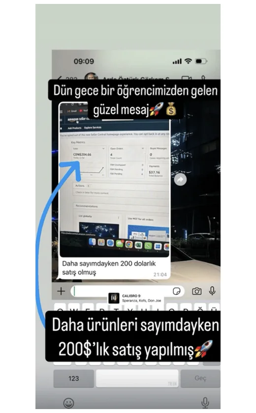 Öğrenci kanıtı: Sayım sürerken $200'lık satış