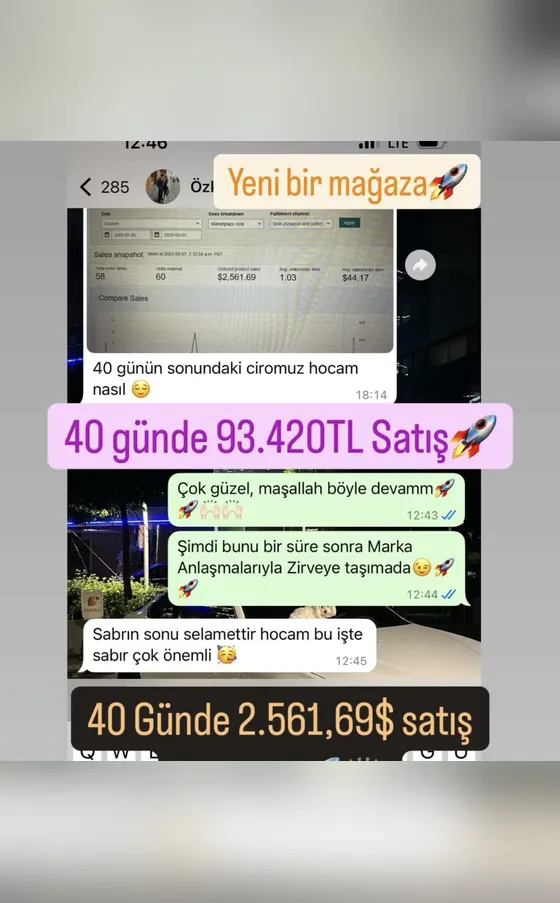 Öğrenci mesajı: 40 günde $2.561,69
