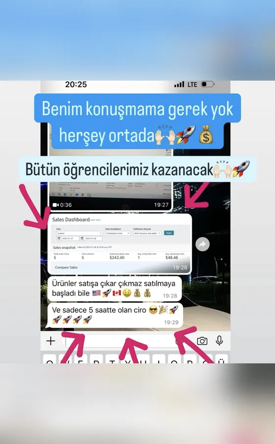 Öğrenci mesajı: 5 saatte $242,40