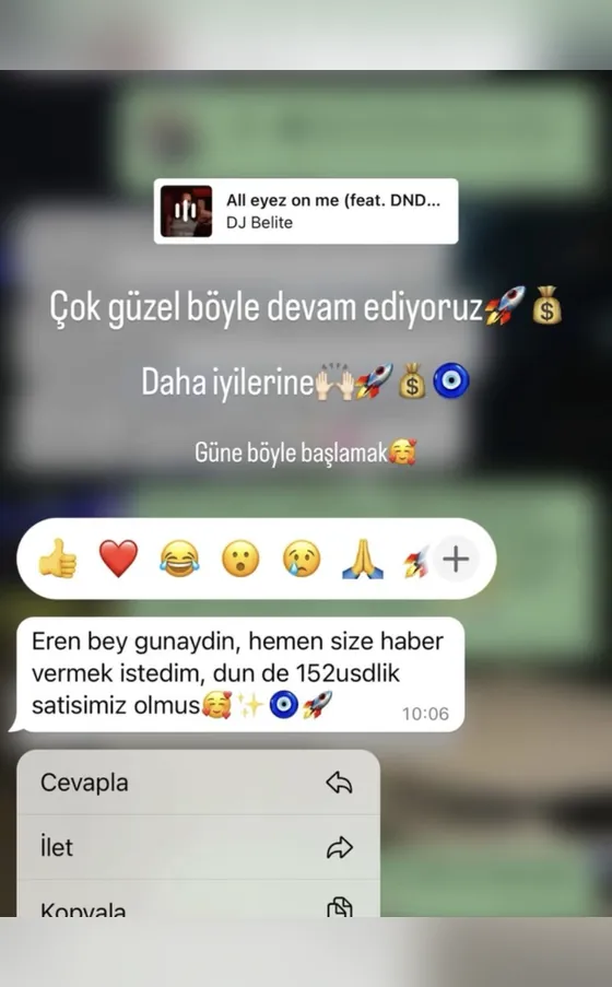 Öğrenci kanıtı: Bir günde $152