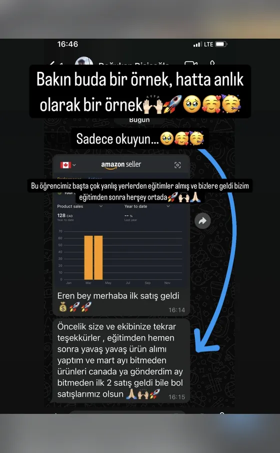 Öğrenci kanıtı: Yanlış eğitimlerden sonra ilk satış
