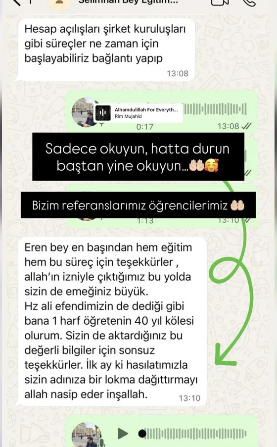 Öğrenci kanıtı: Selimhan Bey